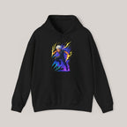 Anime Lightning Hero Hoodie Neon Glow Streetwear Electric Power Gift for Anime Lovers and Gamers