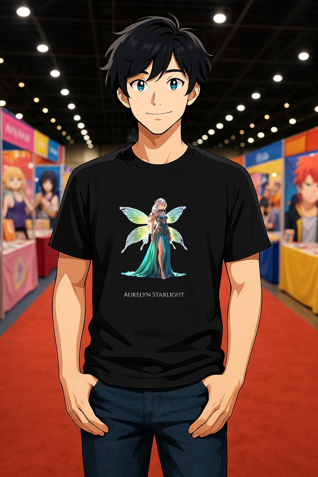 Aurelyn Starlight Hoodie Anime Fairy Hoodie Fantasy Glow Wings Pullover Magical Forest Queen Gift for Anime Fans and Gamers