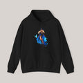 Anime Witch Hoodie Magical Girl Sweatshirt Blue Butterfly Spellcaster Gift for Anime Lovers and Gamers