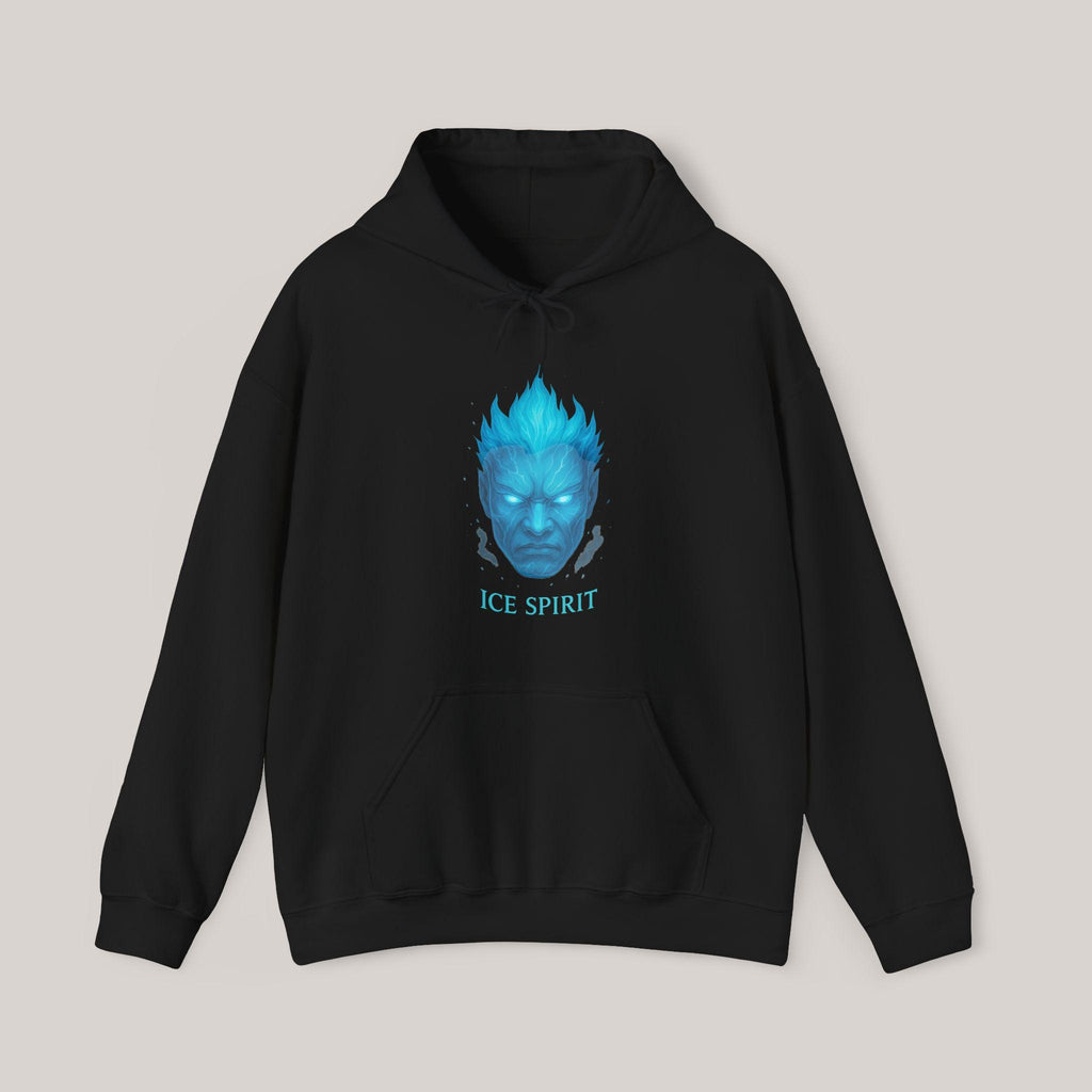 Ice Spirit Hoodie Cool Blue Demon Sweatshirt Mythic Mask Anime Streetwear Gift for Him Her