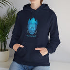 Ice Spirit Hoodie Cool Blue Demon Sweatshirt Mythic Mask Anime Streetwear Gift for Him Her