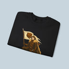 Bear Warrior Sweatshirt Fantasy Anime Style Gift for RPG Fans Medieval Barbarian Aesthetic Cozy Geeky Streetwear for Gamers