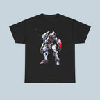 Modern Mech Anime T Shirt Futuristic Robot Warrior Tee Sci Fi Mecha Graphic Gift for Anime Fans and Gamers