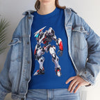 Modern Mech Anime T Shirt Futuristic Robot Warrior Tee Sci Fi Mecha Graphic Gift for Anime Fans and Gamers