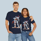 Retro 90s Mech Anime T Shirt Classic Robot Warrior Tee Vintage Mecha Graphic Gift for Anime Fans and Gamers